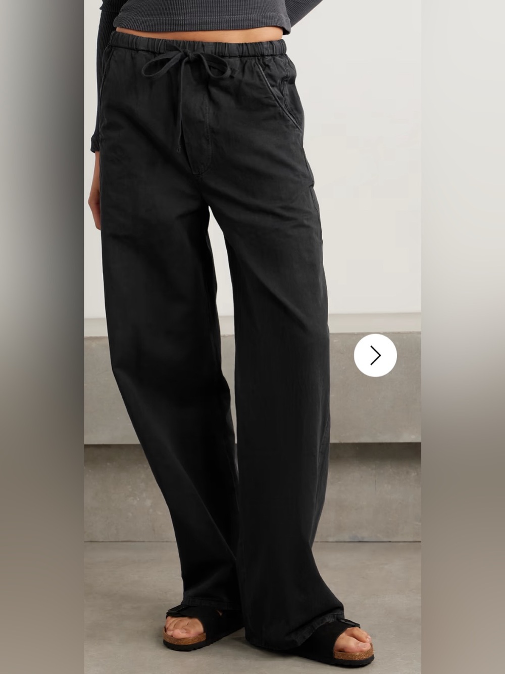 Citizens Of Humanity Aurora Wide Leg Drawstring Pants